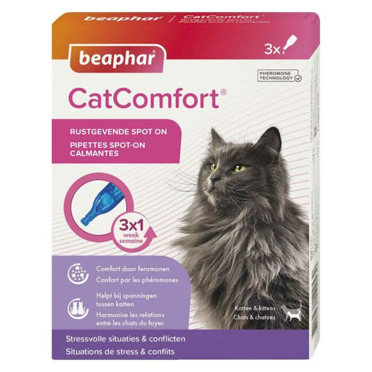Beaphar CatComfort Pipetas Gatos Spot On 3 pipetas