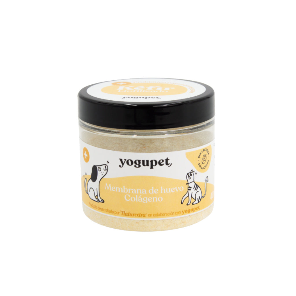 Yogupet Kéfir Liofilizado con Huevo y Colágeno Suplemento en Polvo 40g