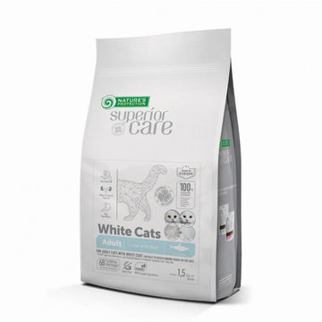 Natures Protection SC White Cat Adult All Breed GF Arenque 1,5kg