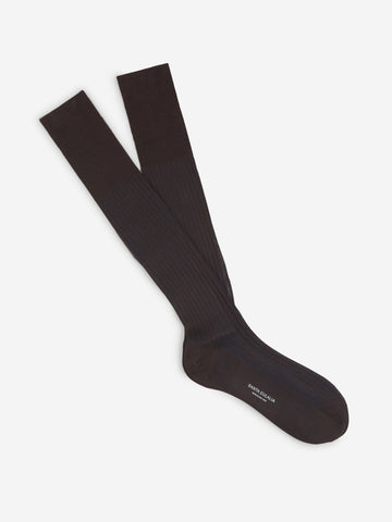 Calcetines Canalé Dos Tonos