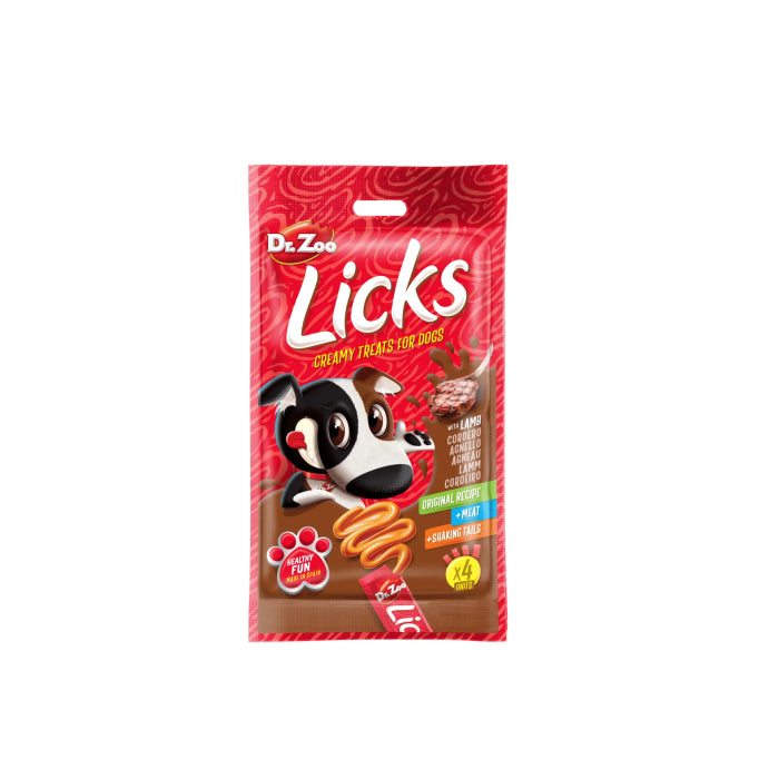 Drzoo Licks Cordero Snack para Perros 12x4x15g