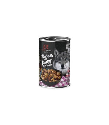 Alpha Spirit Albóndigas de Cordero y Comino Comida Húmeda para Perros 400g