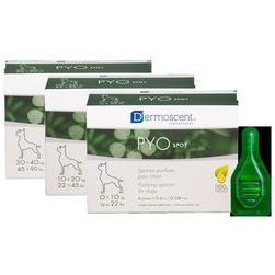 Dermoscent PYOspot Spot-on Perros hasta 10kg 4 pipetas 0,6ml