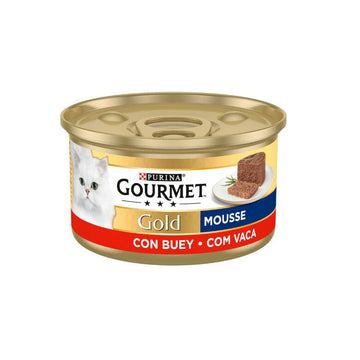 Purina Gourmet Gold Mousse Beef Wet Cat Food 85g