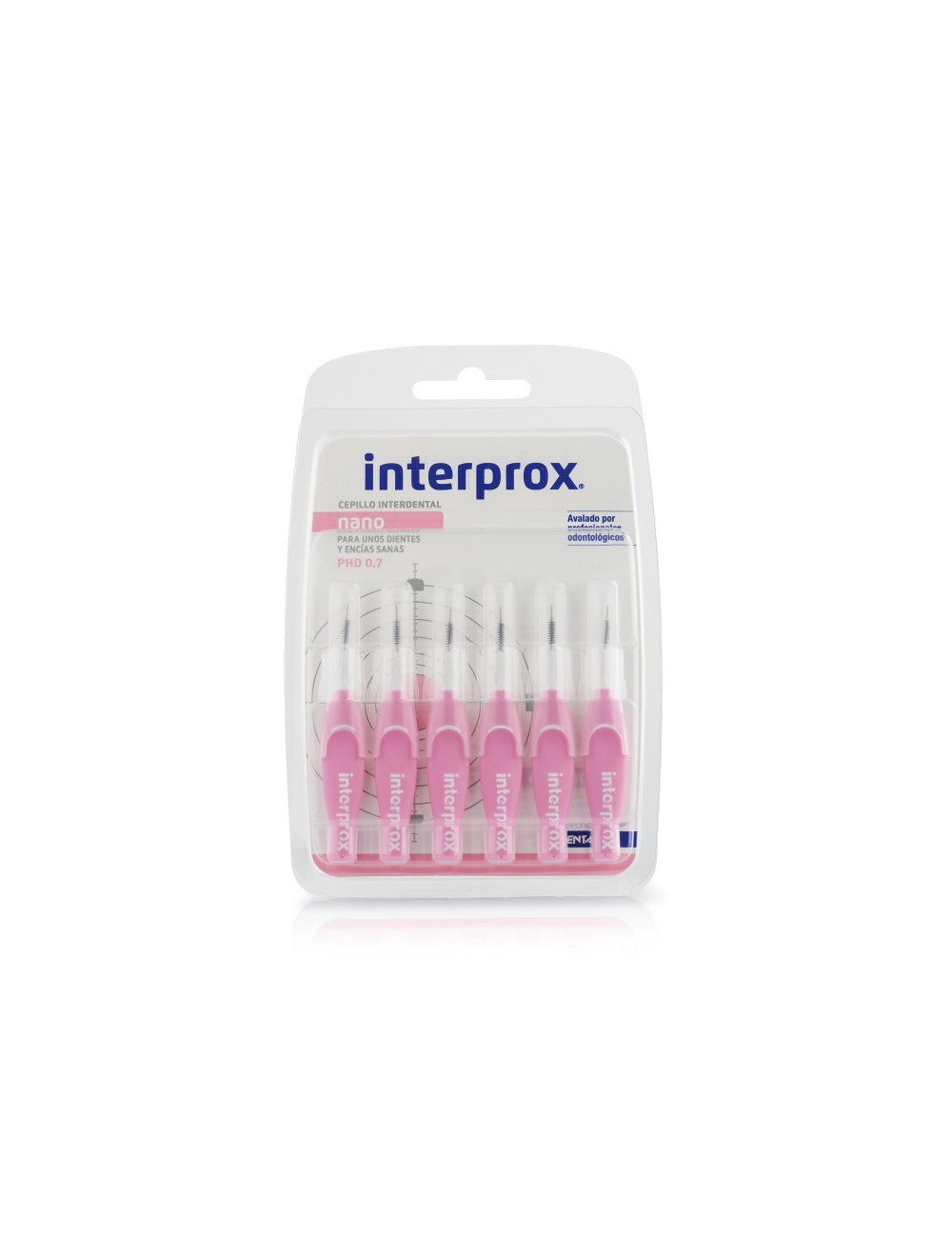 INTERPROX Cepillo Interproximal Recto Nano 0.7 x6 uds