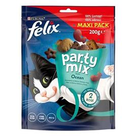Purina Felix Party Mix Mixed Bag Seafood Flavors 5x200g