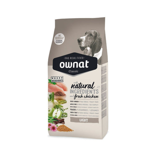 Ownat Classic Light Croquetas para Perros Adultos 20kg