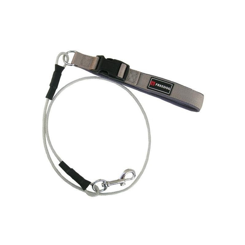 Freedog Anti-Mordida Correa Entrenamiento Gris 0,6x120 cm