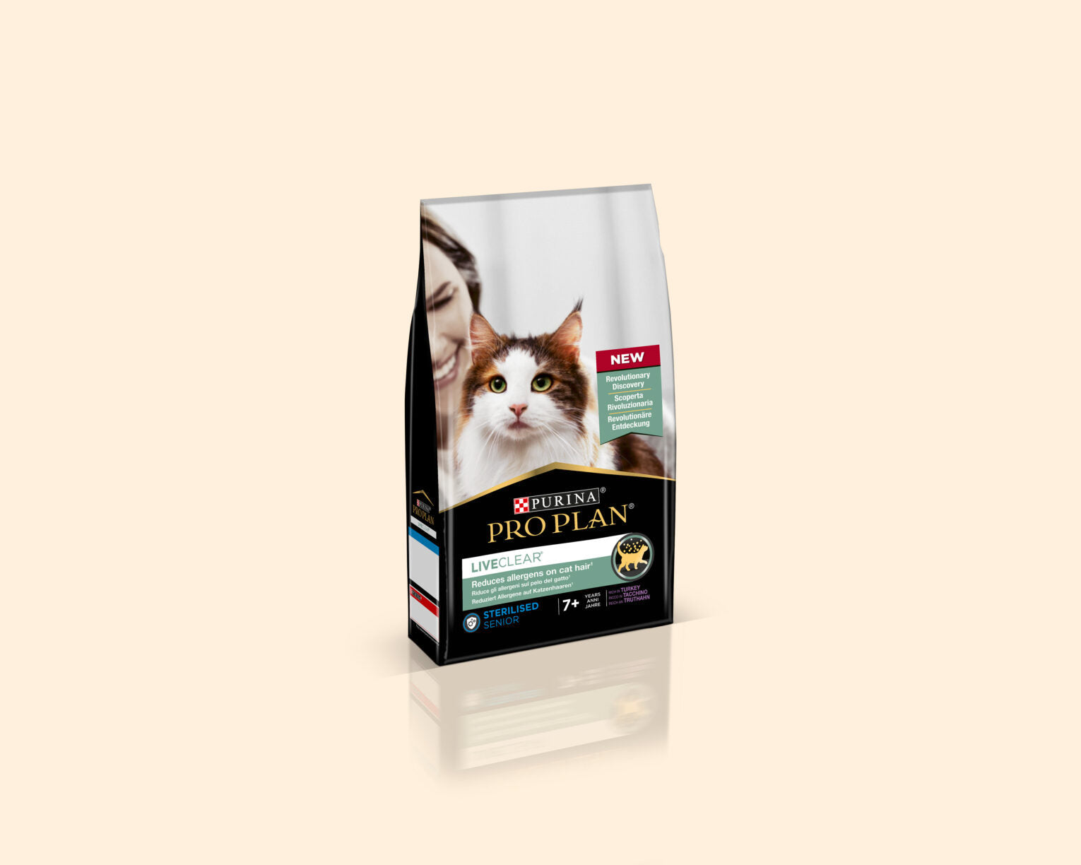 Purina Pro Plan LiveClear Senior Esterilizado Pavo Seco 1,4Kg