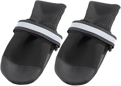 Ferplast Calzado Protector para Perros XL Negro 2 ud
