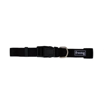 Freedog Basic Collar de Nylon Negro 35-60 cm, 20 mm