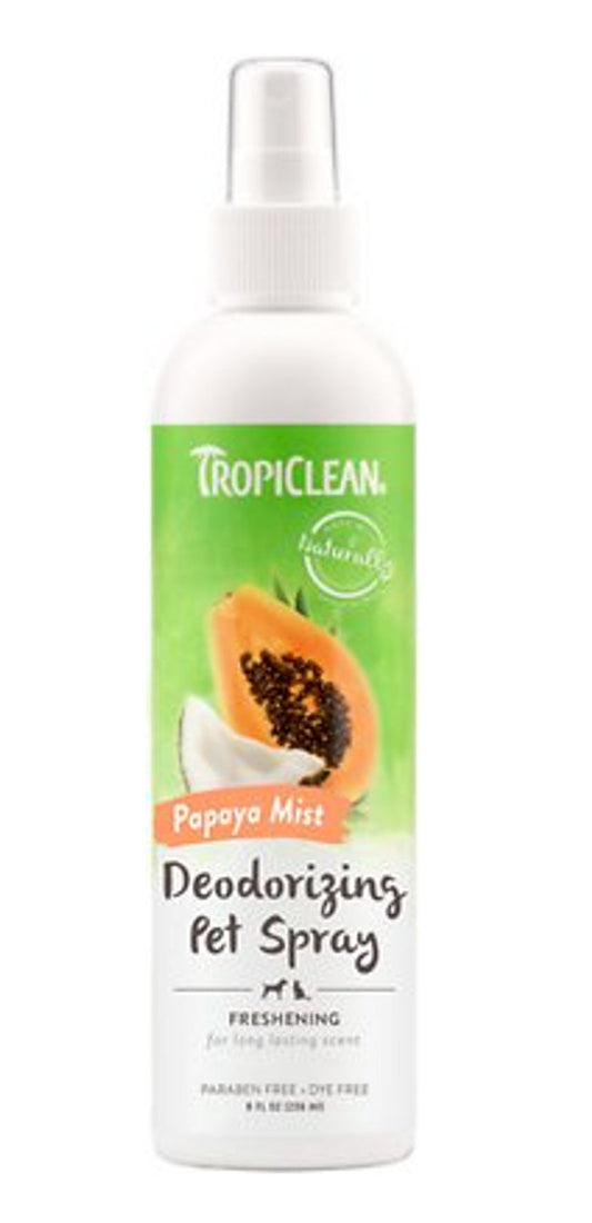 Tropiclean Spray Desodorizante Papaya Coco 236ml