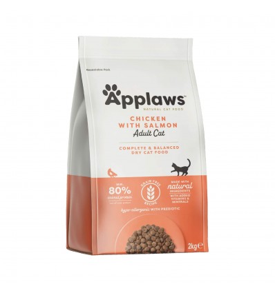 Applaws Cat Pollo y Salmón Seco Adulto 2kg