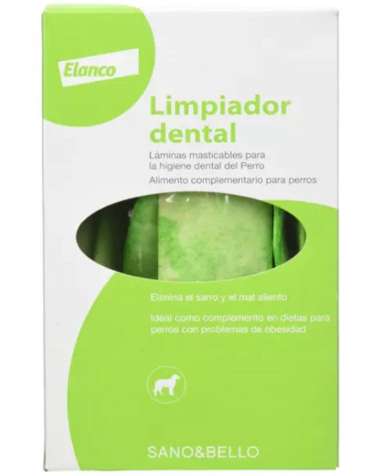 Elanco Limpiador Dental Sano & Bello Láminas 140g