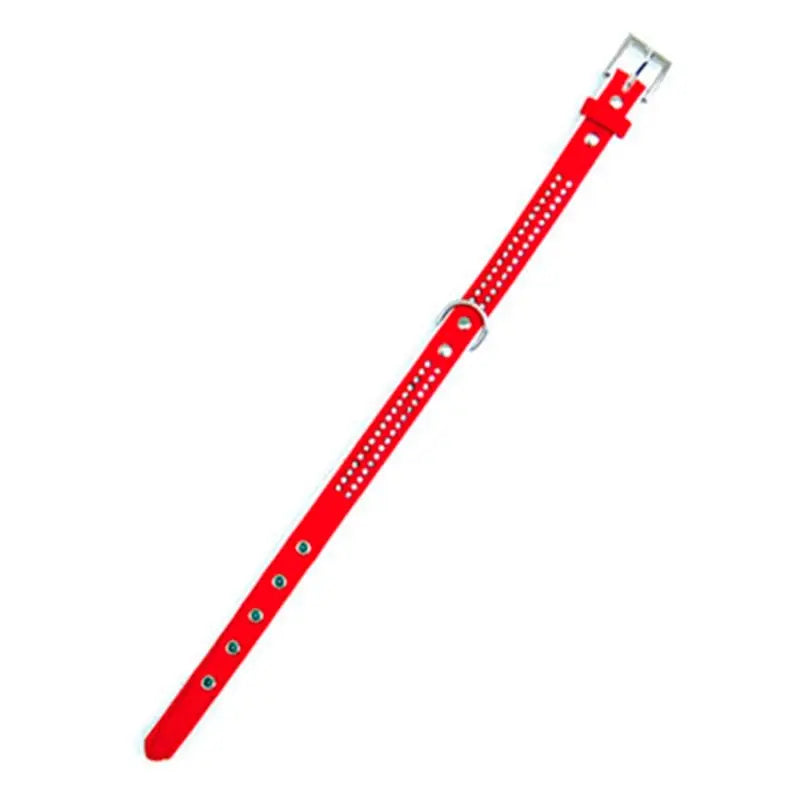 Freedog Collar Polipiel Brillantes Rojo 1,9cm x 45cm