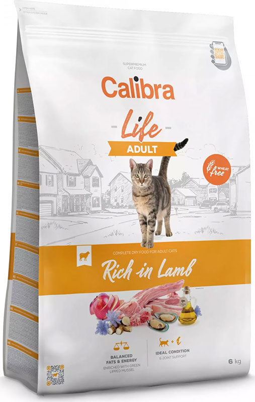 Calibra Cat Life Adult Cordero Piensos 6kg