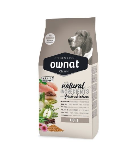 Ownat Classic Canine Adult Light Dry Food 12kg