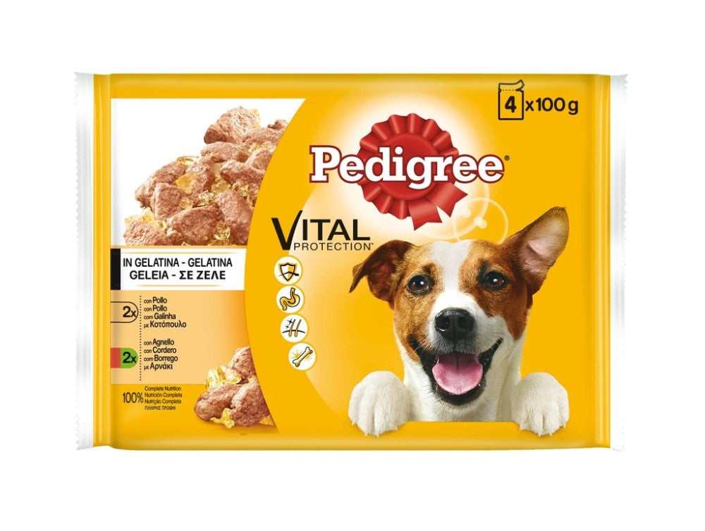 Pedigree Bolsitas Pollo y Pescado 4x100g