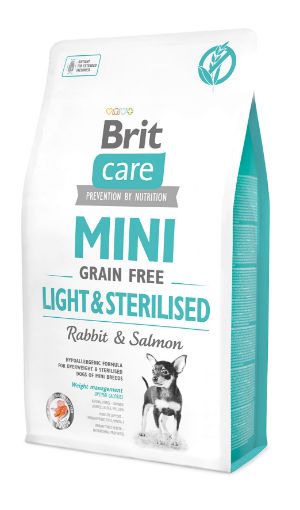 Brit Care Mini Grain Free Light Sterilised Adult Dog Food 2kg