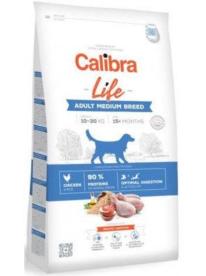 Calibra Dog Life Adult Medium Breed Chicken Dry Food 12Kg