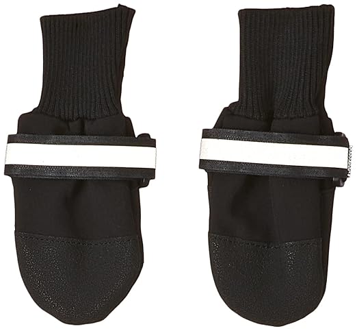 Ferplast Calzado Protector para Perro Negro 2 pares