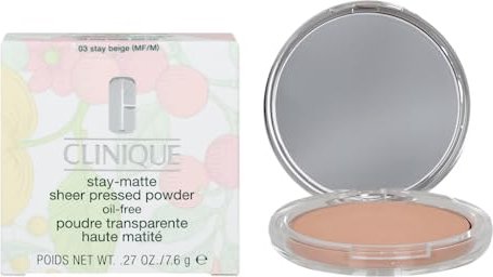 Clinique Stay Matte Sheer Polvos Compactos 03 Stay Beige 9Gr