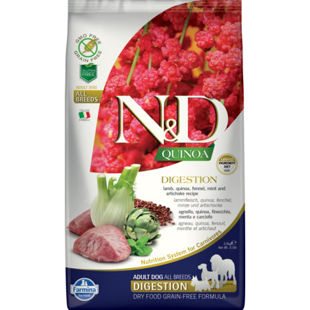 Farmina N&amp;D Quinoa Digestion Lamb Dog Food 7kg