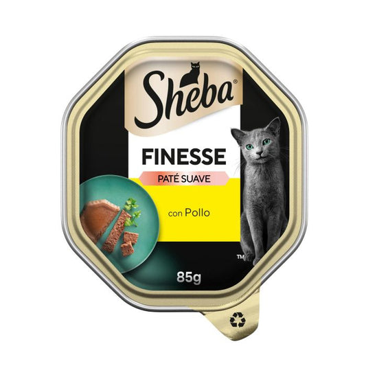 Sheba Finesse Pollo Paté para Gatos 22 ud