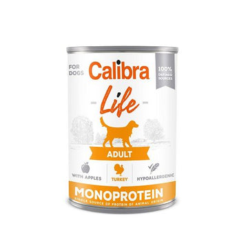 Calibra Dog Life Adult Turkey with Apples Can 6 x 400g