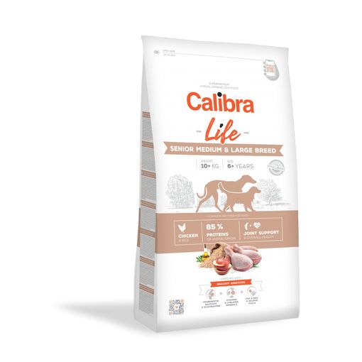 Calibra Dog Life Senior Medium &amp; Large Chicken 12Kg
