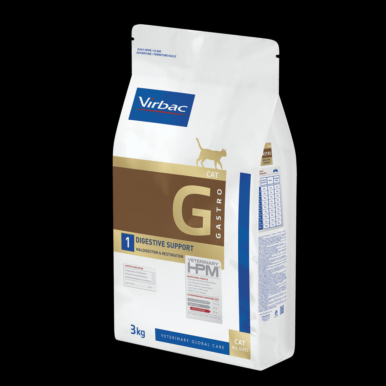 Virbac Pf HPM Feline Digestive Support G1 Alimento Seco 1,5Kg