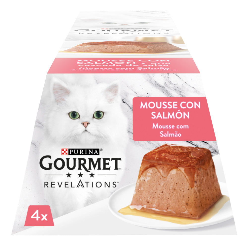 Purina Gourmet Revelations Salmon Cat Mousse, 24 portions 57g