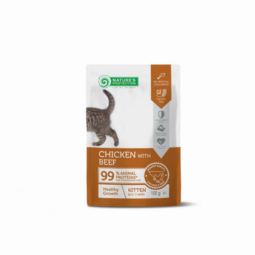 Natures Protection Detox Kitten Pâté Chicken and Beef 100g