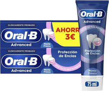 ORAL-B Advanced Protección de Encías Pasta Dentífrica Duplo 2x75ml