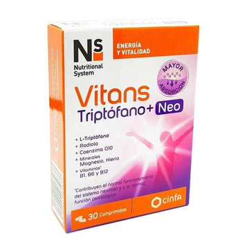 Nutritional System Vitans Triptófano+ Neo 30 Cápsulas