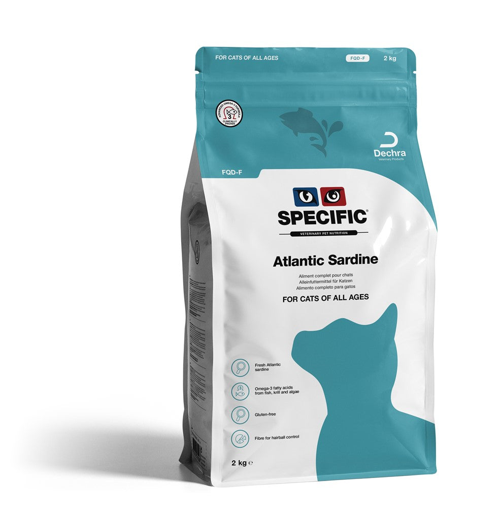 Specific FQD-F Sardina Atlántica Pienso Seco para Gatos 2Kg