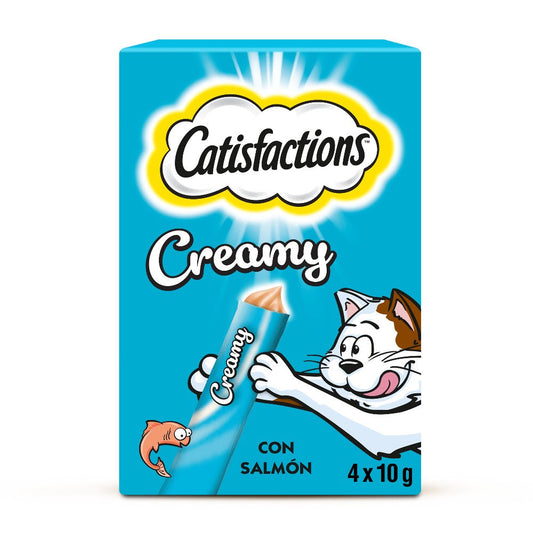 Whiskas Catisfactions Creamy Salmón Snack para Gatos 440g