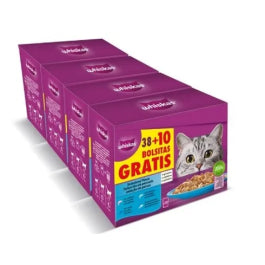 Whiskas Core Carnes Comida Húmeda para Gatos 48 sobres de 85g