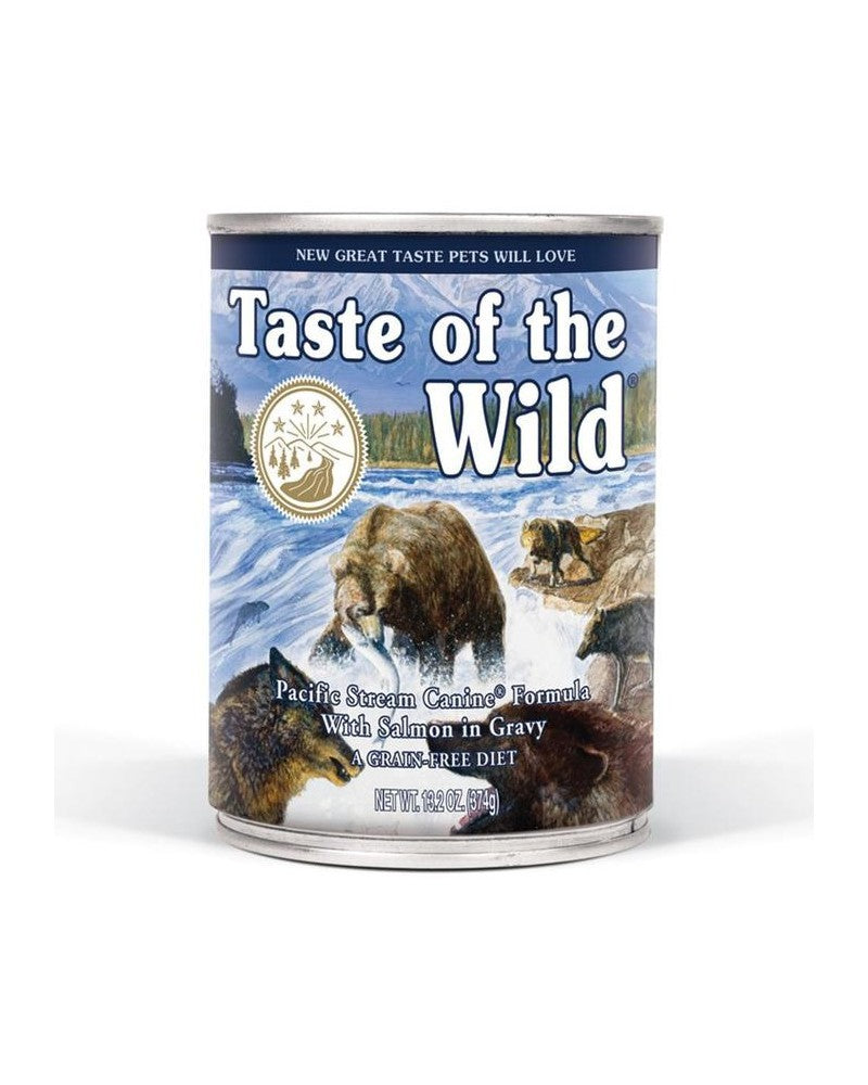 Taste of the Wild Canine Adult Pacific Stream Salmon Wet Food 12 cans 390g