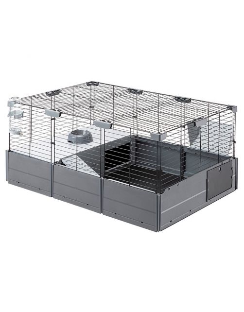 Ferplast Multipla Jaula para Conejos y Cobayas Negra 1204g