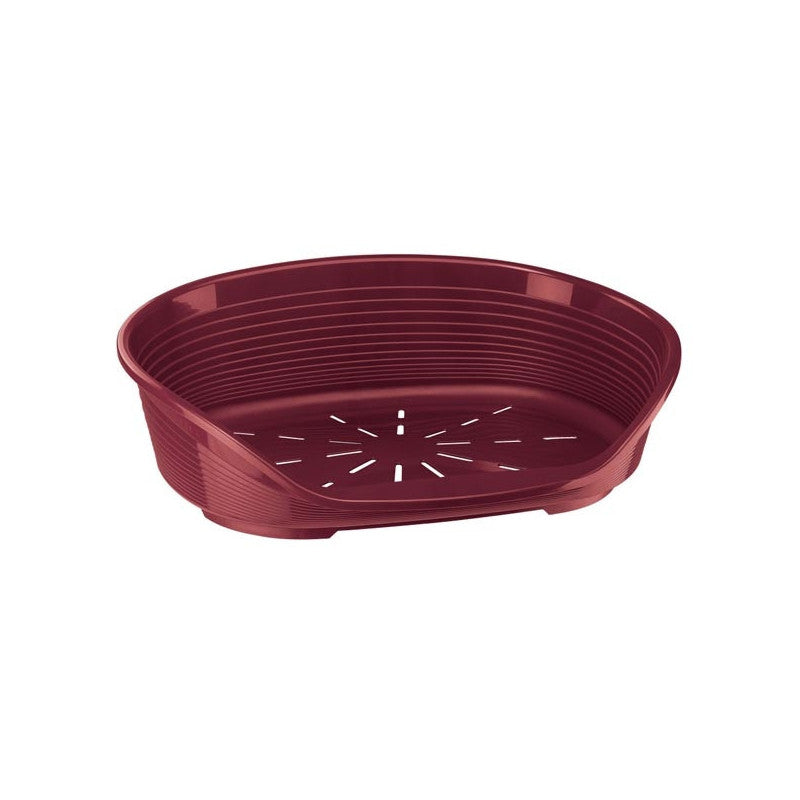 Ferplast Siesta Deluxe Dog Bed Burgundy 1 pc