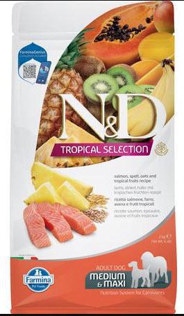 Farmina N&D Tropical Selection Med Maxi Salmón Pienso Seco 2Kg