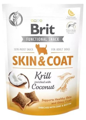 Brit Care Dog Functional Snack Piel Pelo Camarón Snacks 150g