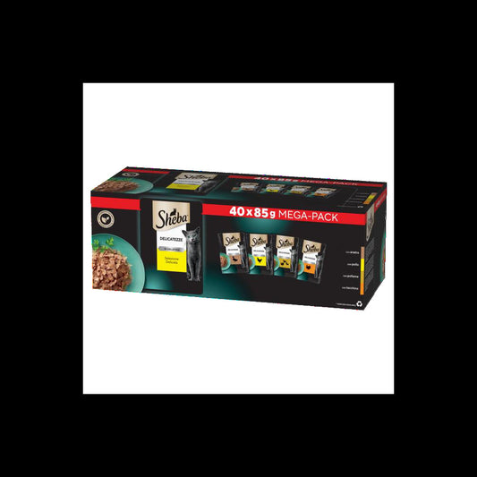 Sheba Bulkpack Poultry in Jelly 40 units