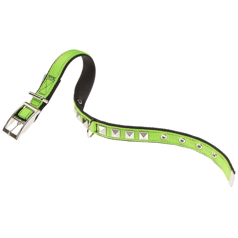 Ferplast Dual CF25 Collar Nylon Verde Negro 1 ud