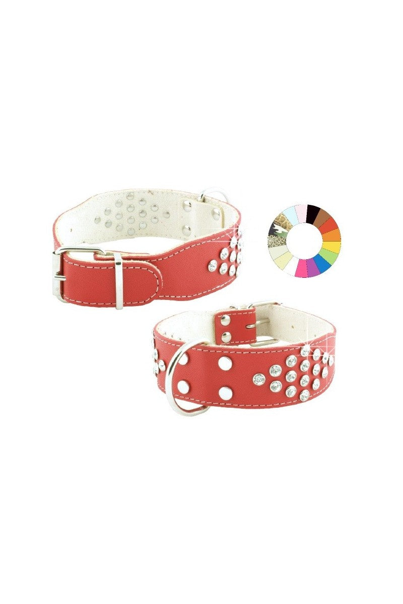 Youpet Collar Bull-Dog Fant Rojo 35-44 L500 A40 1un