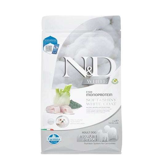 Farmina N&D Dog White Sea Bass & Spirulina Pienso para Perros 12kg