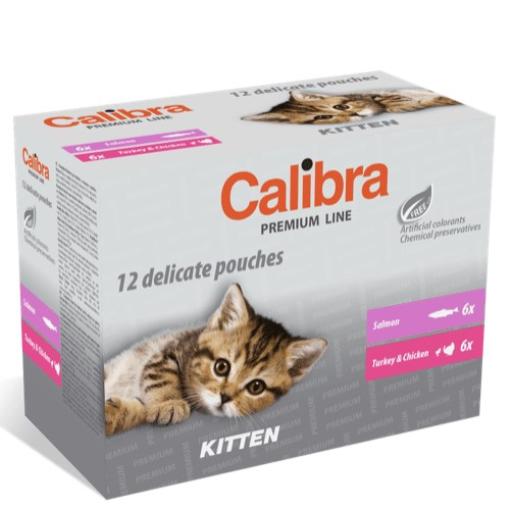 Calibra Cat Kitten Pouch Multipack Wet Food 12x100g