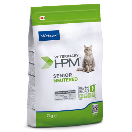 Virbac HPM Senior Neutered Cat Dry Food 7Kg