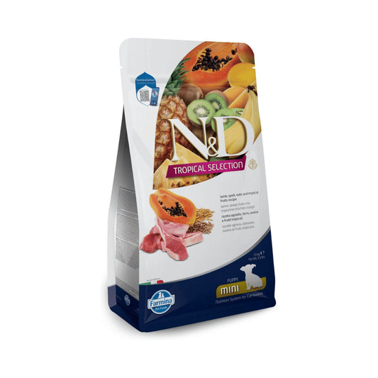 Farmina N&amp;D Dog Puppy Tropical Selection Mini Lamb Dry Food 1.5kg